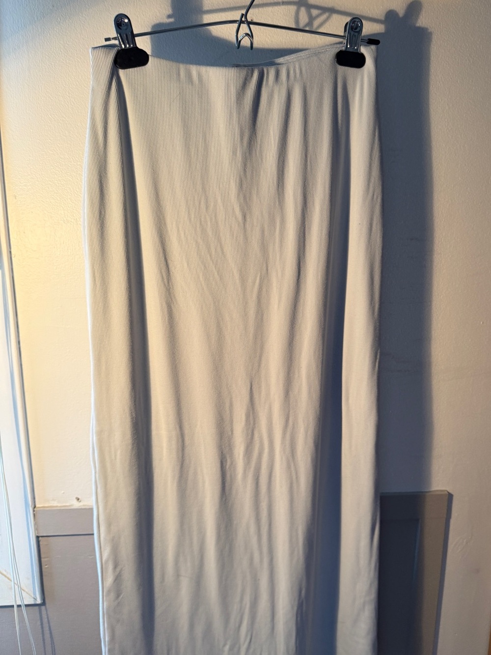 Abercrombie & Fitch Cream Maxi Skirt - Clean Minimalist Fall